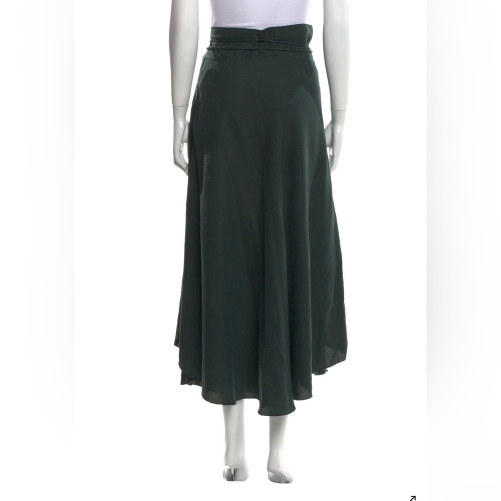 Apiece Apart Deep Green A-Line Skirt